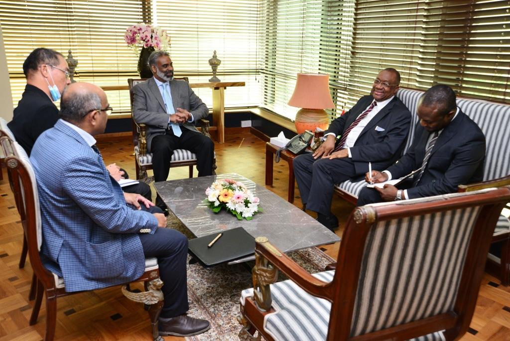 The High Commissioner of Nigeria pays farewell call on Minister Maneesh ...