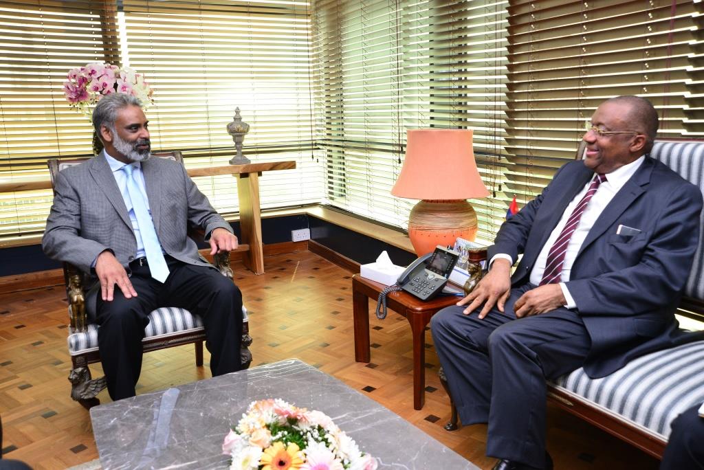 The High Commissioner of Nigeria pays farewell call on Minister Maneesh ...
